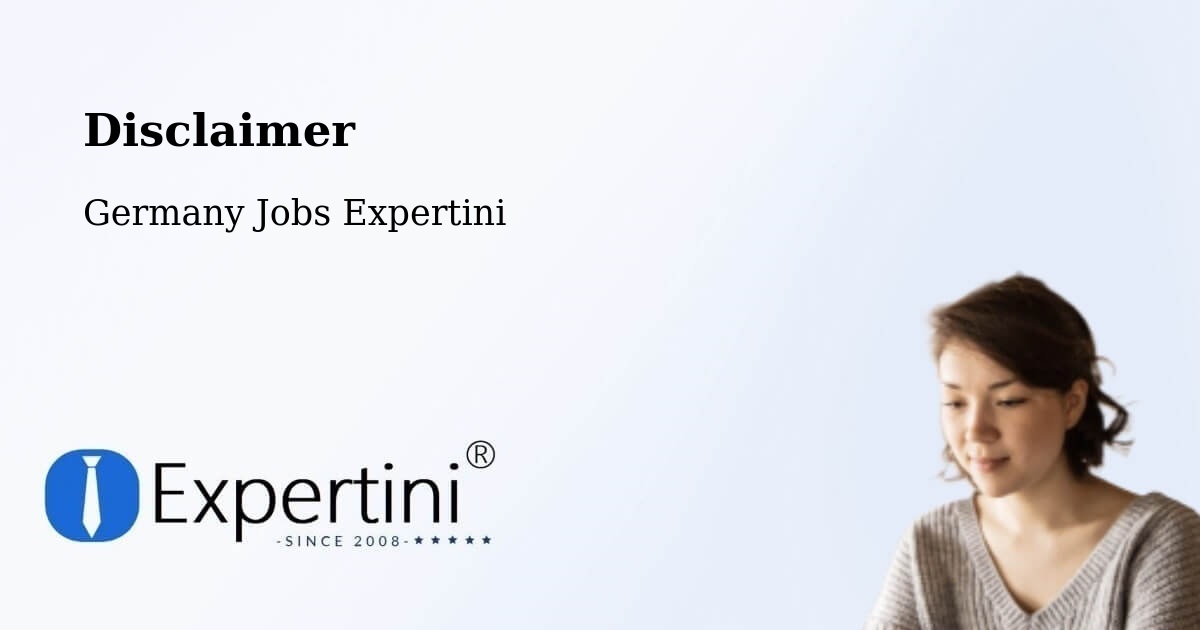 Disclaimer – Pölzig - Germany Jobs Expertini